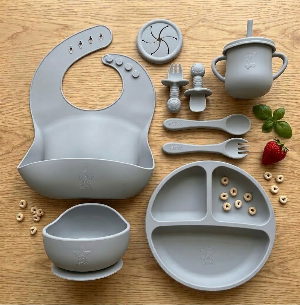 9pc Baby’s First Bite Feeding Set