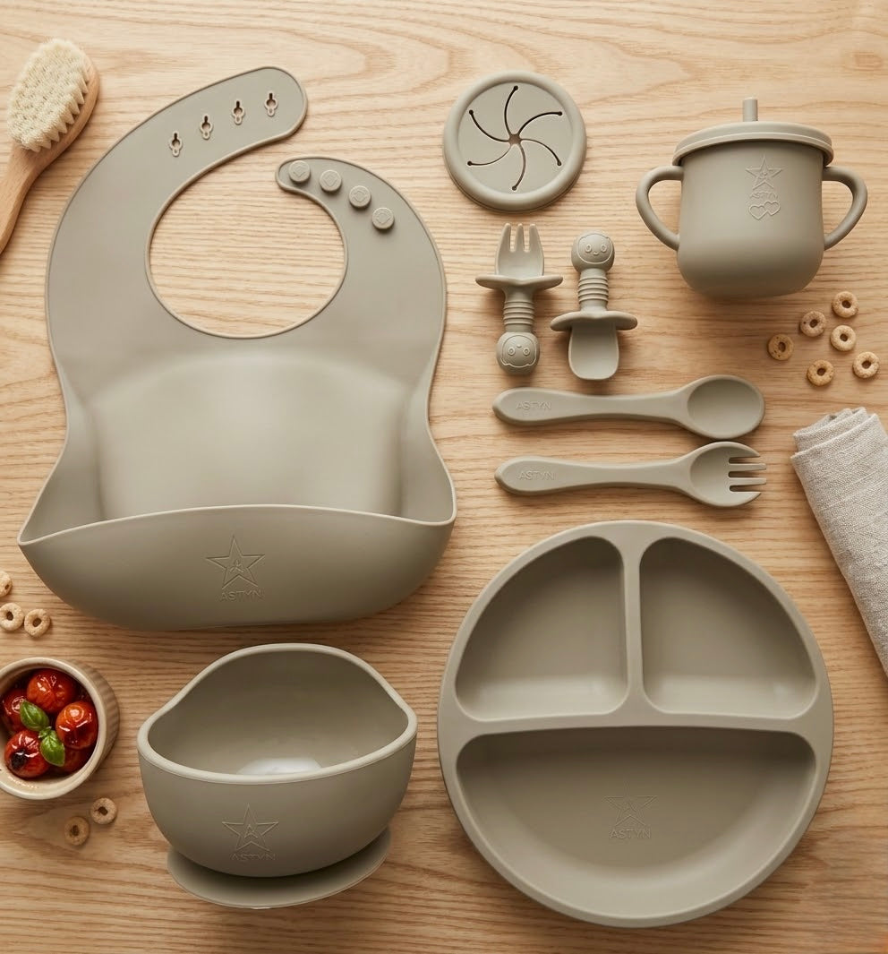 9pc Baby’s First Bite Feeding Set