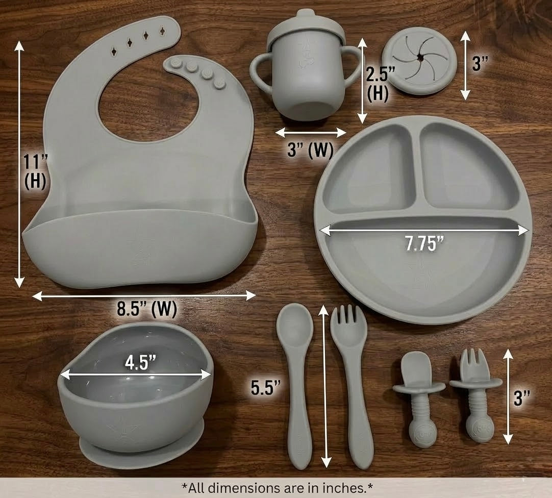 9pc Baby’s First Bite Feeding Set